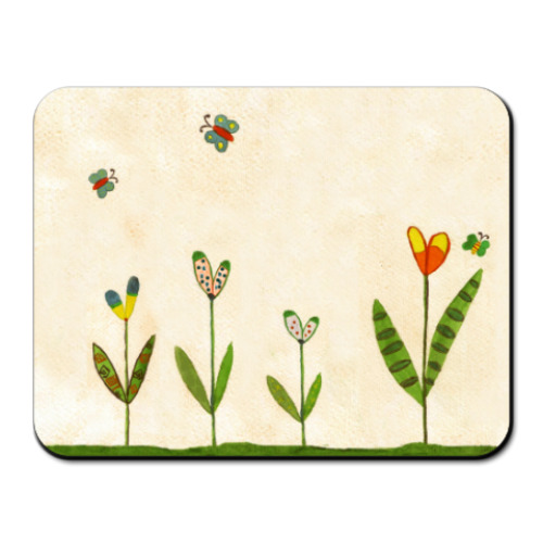 Коврик для мыши с принтом Солнечный денек