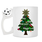 Кружка с футбольным мячиком