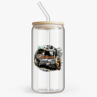 Банка с бамбуковой крышкой