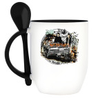 Кружка с ложкой