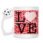 Кружка с футбольным мячиком