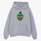 Толстовка худи оверсайз