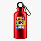 Металлическая бутылка 400 мл UV-DTF