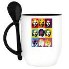 Кружка с ложкой