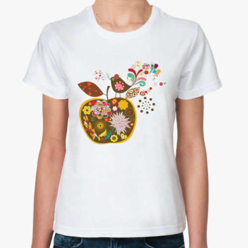 Классическая футболка Яблоко