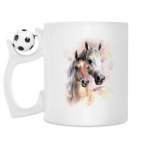 Кружка с футбольным мячиком