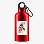 Металлическая бутылка 400 мл UV-DTF