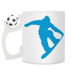 Кружка с футбольным мячиком