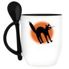 Кружка с ложкой