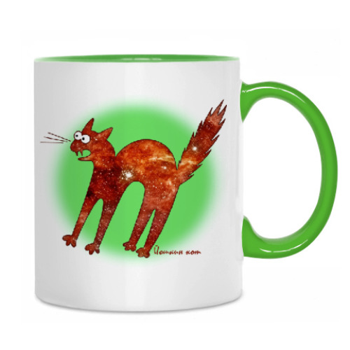 Кружка с принтом Два кота