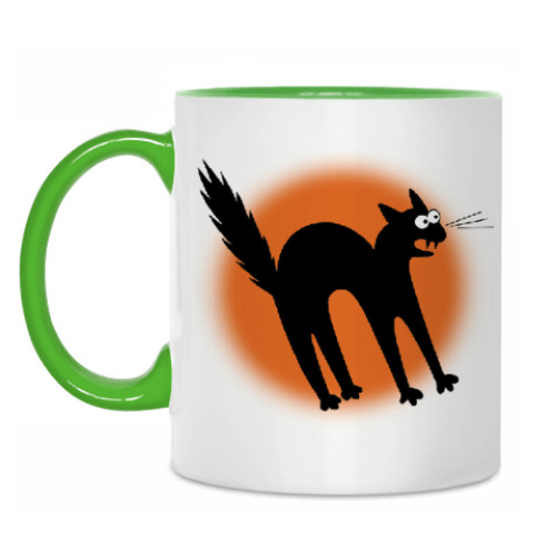 Кружка с принтом Два кота