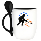 Кружка с ложкой