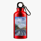 Металлическая бутылка 400 мл UV-DTF