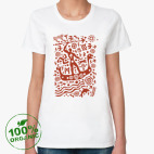 Женская футболка органик