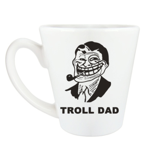 Чашка Латте troll dad