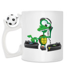 Кружка с футбольным мячиком