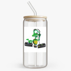 Банка с бамбуковой крышкой