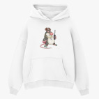 Толстовка худи оверсайз