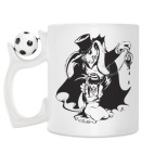 Кружка с футбольным мячиком
