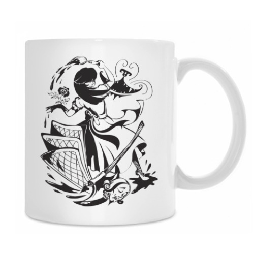 Кружка с принтом AliceGoth