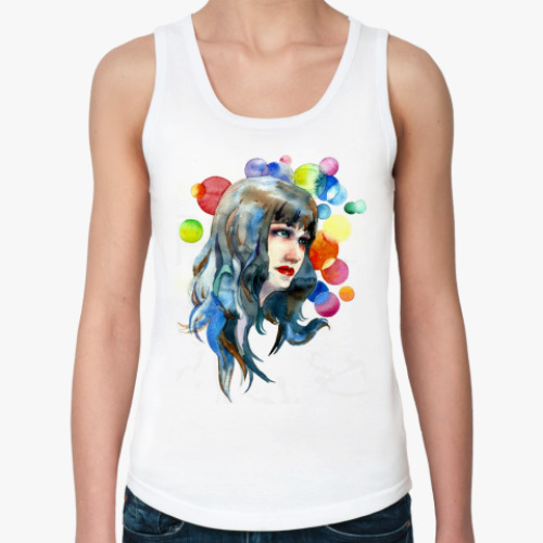 Женская майка с принтом  Rainbow