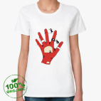 Женская футболка органик