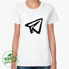 Женская футболка органик