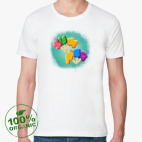 Мужская футболка органик