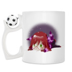 Кружка с футбольным мячиком