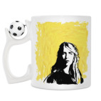 Кружка с футбольным мячиком