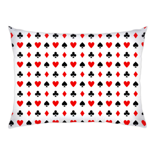 Подушка с принтом Современный дизайн Казино карт
