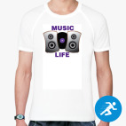 Мужская спортивная футболка