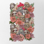 Ленивцы в цветах