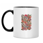 Кружка двухцветная