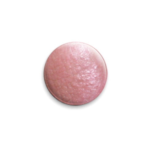 Значок 25мм с принтом кожа