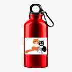 Металлическая бутылка 400 мл UV-DTF