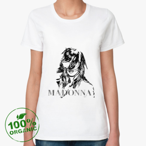 Женская футболка из органик-хлопка NO FEAR [MADONNA]