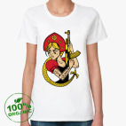 Женская футболка органик