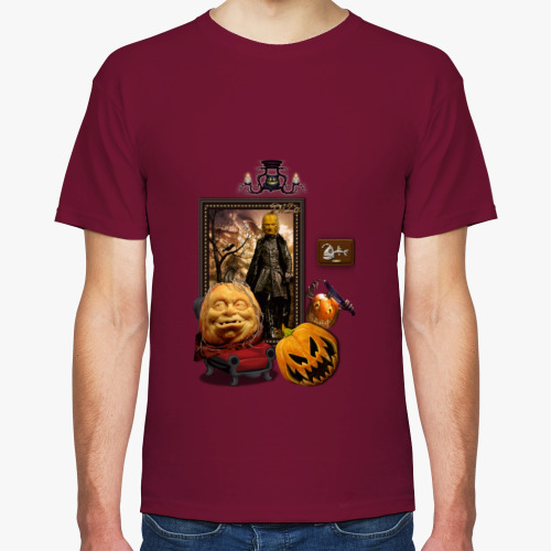 Футболка Фамильный портрет в готическом интерьере