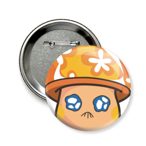Значок 58мм Mushroom cry
