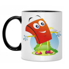 Кружка двухцветная