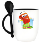 Кружка с ложкой