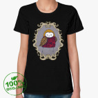 Женская футболка органик