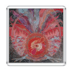 Магнит 6.5 x 6.5 см Петух