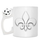 Кружка с футбольным мячиком