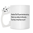 Кружка с футбольным мячиком