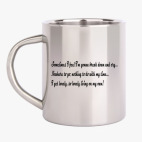 Кружка металлическая