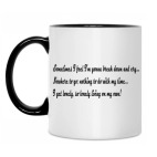 Кружка двухцветная