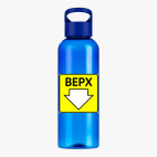 Прозрачная спортивная бутылка