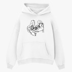 Толстовка худи оверсайз